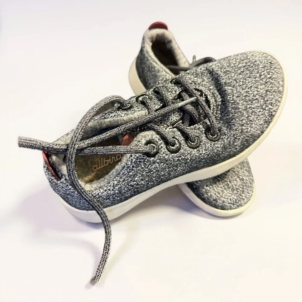 Allbirds Wool Runner Sneakers‎ Grey Plum Merino Wool Sustainable Comfort Size W7